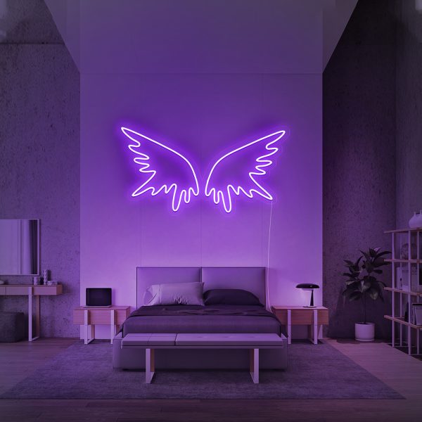 Angel Wings 2 Neon Sign (10) Angel Wings 2 Neon Sign (10)