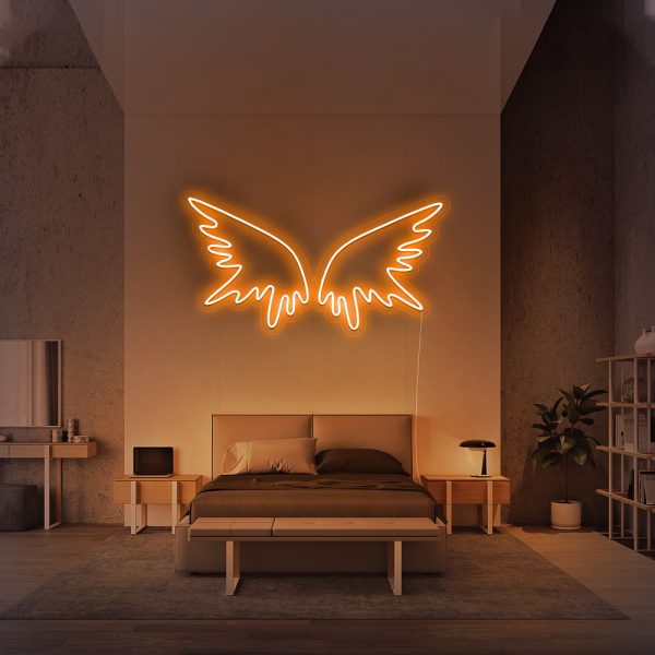 Angel Wings 2 Neon Sign (2) Angel Wings 2 Neon Sign (2)