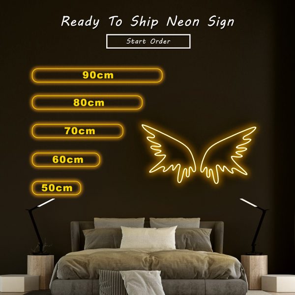 Angel Wings 2 Neon Sign (3) Angel Wings 2 Neon Sign (3)