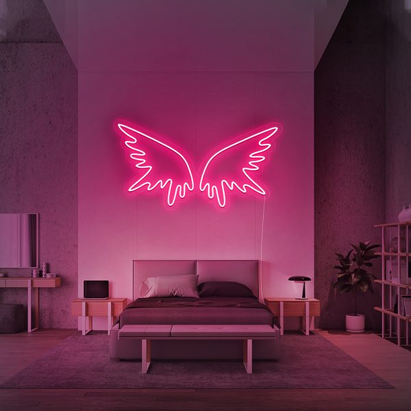 Angel Wings 2 Neon Sign (4) Angel Wings 2 Neon Sign (4)