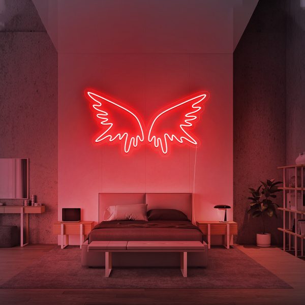 Angel Wings 2 Neon Sign (5) Angel Wings 2 Neon Sign (5)